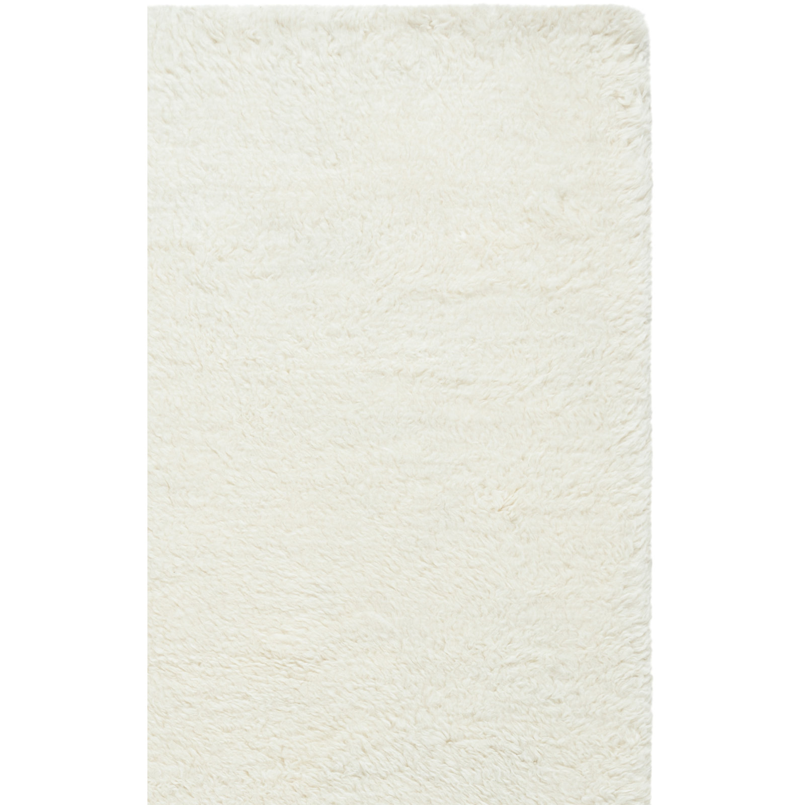 Abriel Handmade Wool Ivory Rug, Runner 2'3" x 8'