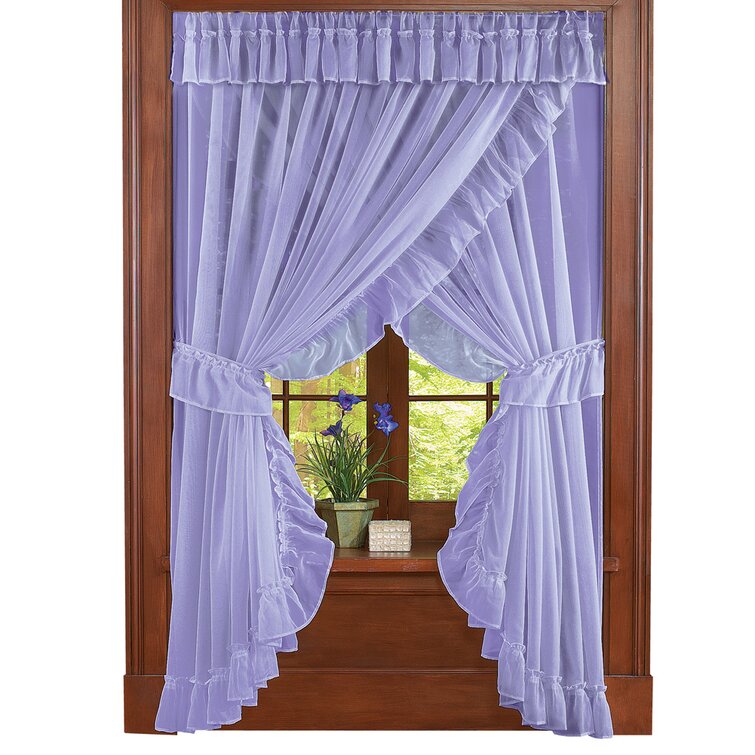 Ducharme Polyester Sheer Curtains / Drapes Pair