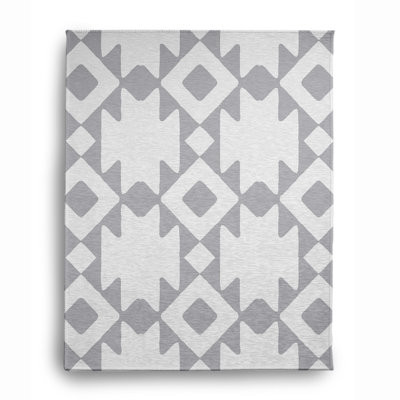 89_ Tapis chenille doux géométrique