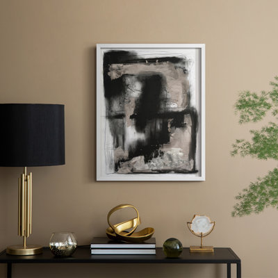 Shadow Resistance II Framed Print - Solid Wood
