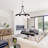 8-light Dimmable Industrial Chandelier