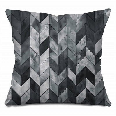 Coussin décoratif réversible en mélange de coton