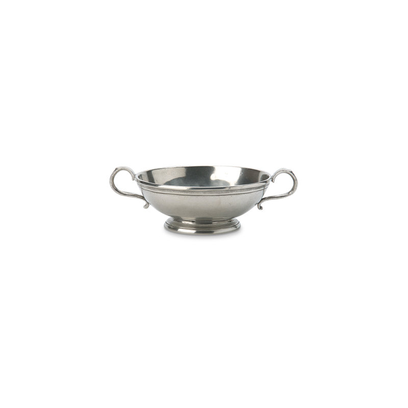 Low Footed Bowl With Handles