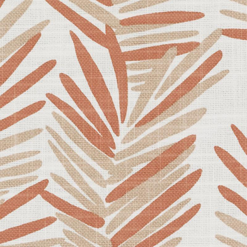 Whimsy Garden Riviera Fabric, Coral