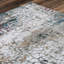 Tapis abstrait gris / bleu-1398008368
