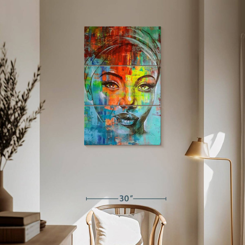 Leisha Chaba She Knows, 57" H x 36" W