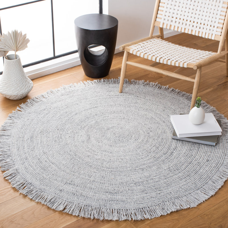 Tapis performance fait à la main Andreyah, Rond 4 pi