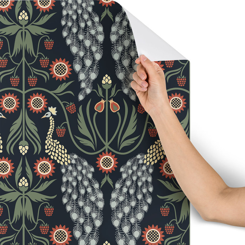 Panneau floral Hayara, L 4 pi x l 24 po