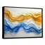 «Blue Yellow Dream Lines I - vagues côtières», art mural-859845751-859846536-859846537