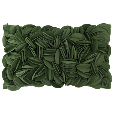 Housse de coussin brodée