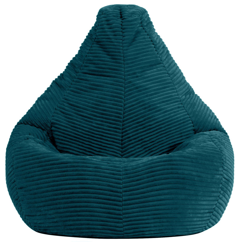 Bean Bag Bazaar Kids Dalton Cord Bean Bag, Teal Green