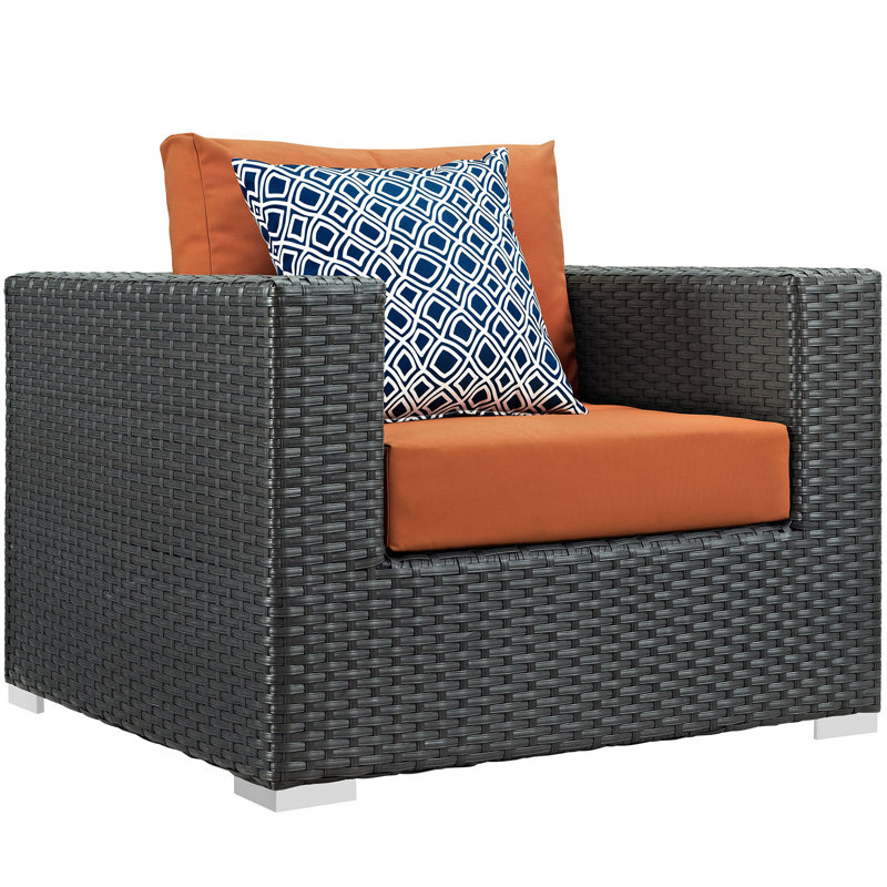 Ensemble modulaire d'extérieur Sunbrella 5 pièces Sojour, Toile Sunbrella® toscan