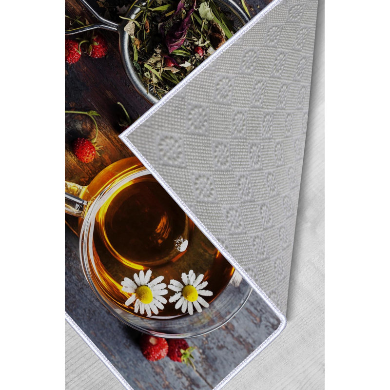 Durable Woven Carpet (50 x 80 cm / 1.6 x 2.6 ft), 100% Polyester, 0.3 in Pile Height | Antibacterial, Non-Slip Underside, Machine Washable | 3D Digital Printing, Perfect for Living Room & Bedroom Decor