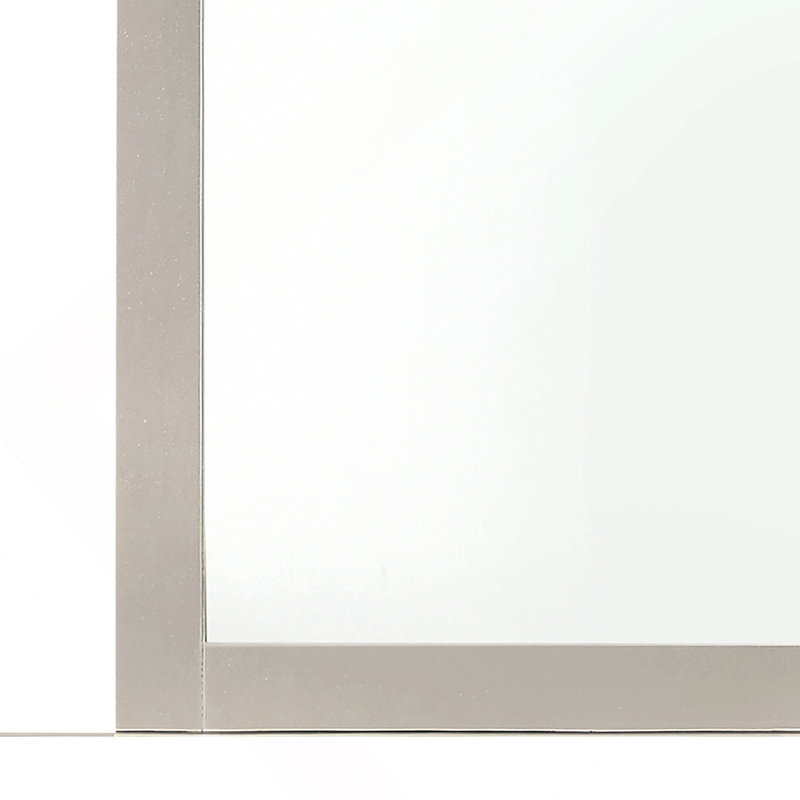Elegant Silver Champagne Wall Mirror
