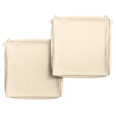 Outdoor 3" Non-Slip Cushion Cover With Portable Carry Handle.