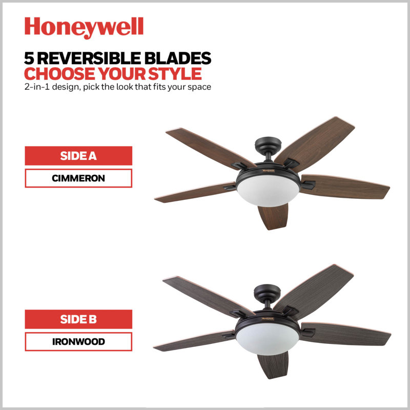 Carmel 48" Bowl Ceiling Fan Light Kit with Remote, Bronze