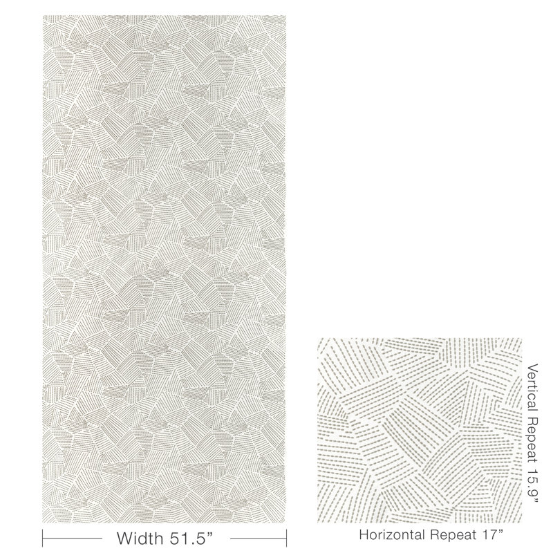 Rhapsody Chord Embroidery Fabric, Ash
