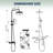 Solid Brass Wall Mounted Complete Shower System With Handheld Shower And Tub Spout-95995379