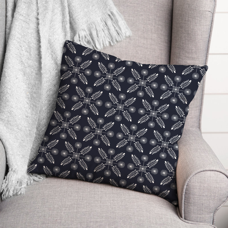 Coussin extérieur Meadow, Bleu marine, H 18 po x l 18 po