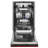 ZLINE 18 in. Tallac Series 3rd Rack Top Control Built-In Dishwasher with Stainless Steel Tub, 51dBa-84791113
