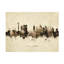 «San Antonio Texas Skyline Vintage», art de Michael Tompsett-1452365121
