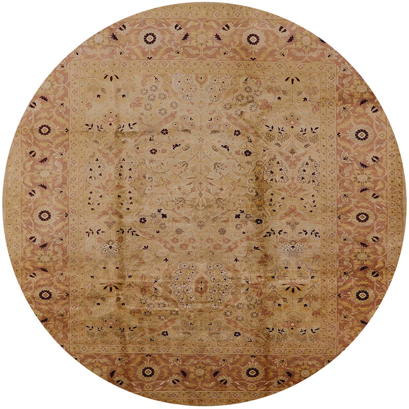 Oriental Indoor Rug, Round 7'