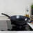 Fissler Ceratal Comfort Ceramic 12.6 Inch Non-stick Wok, Orbit Black, Made Without Pfas