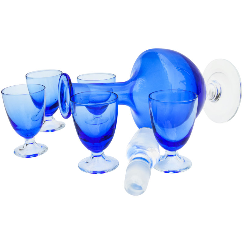 6 - Piece Glass Beverage Server Set