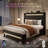 Modern Diamond-Tufted Upholstered Bed Frame With RGB LED Lights, USB Charging Ports & Wingback Headboard-1506992541-1506992538