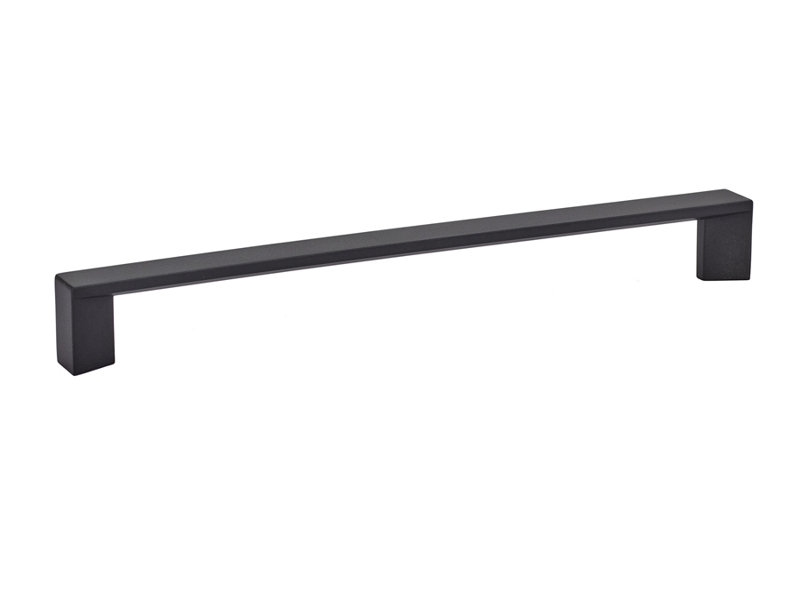 Emtek Trinity Cabinet Pull cc, 8", Flat Black