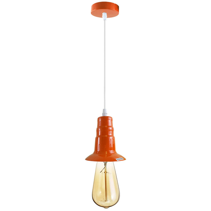 Kingsville 1 - Light Single Pendant, Orange