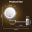 Miroir de maquillage grossissant 8 "à DEL 1X / 10X-164115790