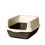 Litière pour chat portable avec poignée, conception de grand espace, entrée avant entièrement fermée et pédale de filtre à litière, toilette pour chat avec contrôle des odeurs