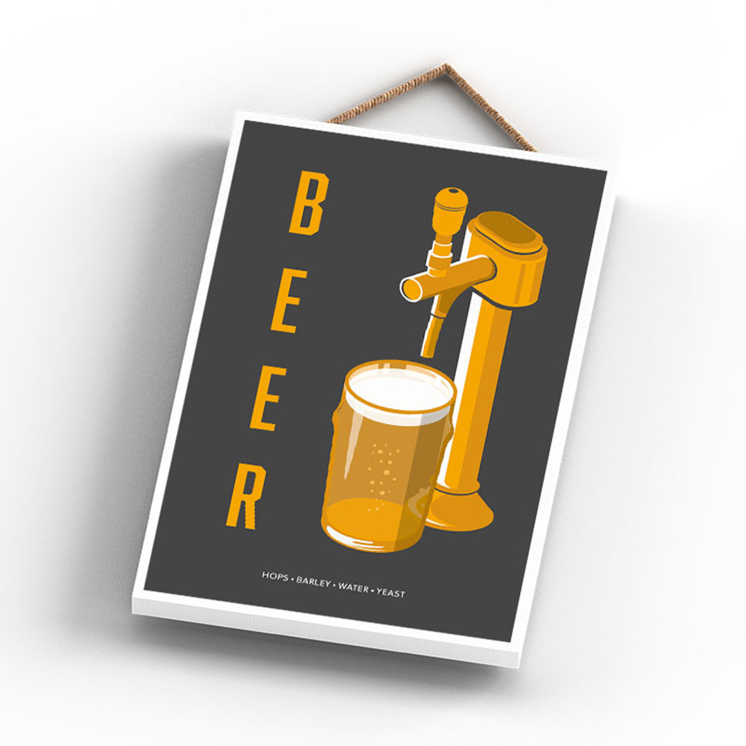 Cocktails - Beer Tap - Print on MDF