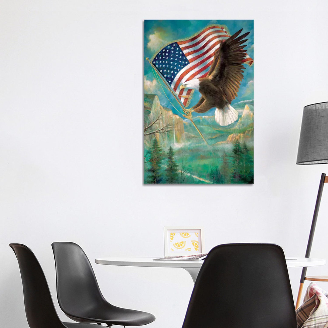 Pledge Of Allegiance von Ruane Manning - Galerie-verpackte Leinwand Giclée auf Leinwand