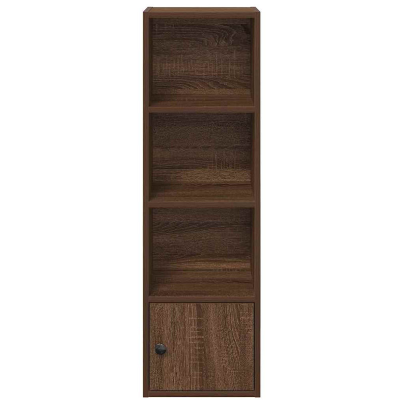 Conary 31cm W Bookcase, (4 Shelves) 102cmH x 31cmW x 24cmD, Brown Oak