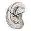 Gris et jaune mosaïque II - horloge murale asymétrique-105567941