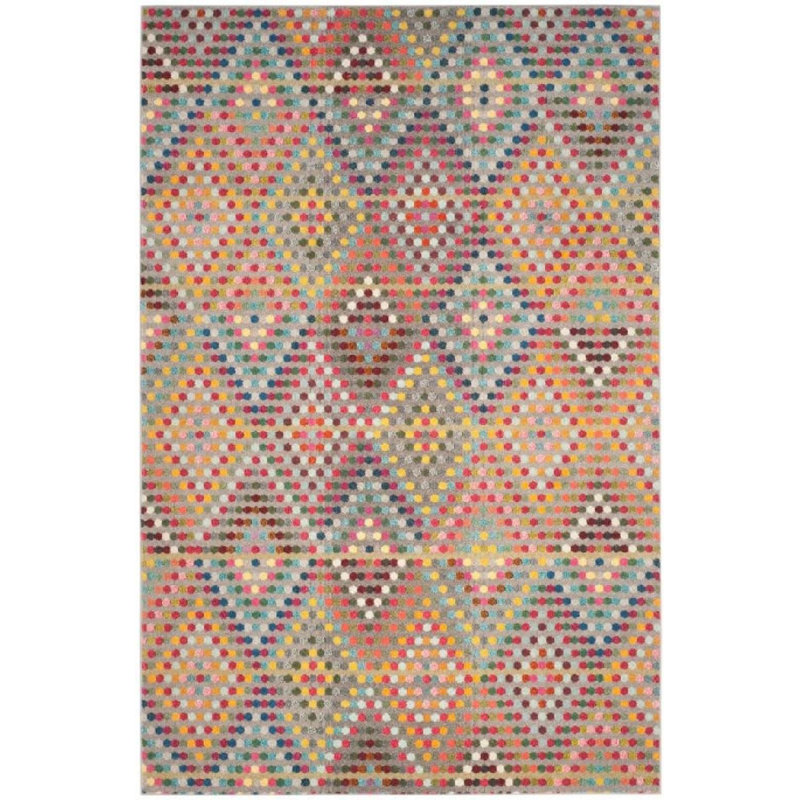 Tapis performance géométrique Monaco, Tapis de couloir 2 pi 2 po x 12 pi