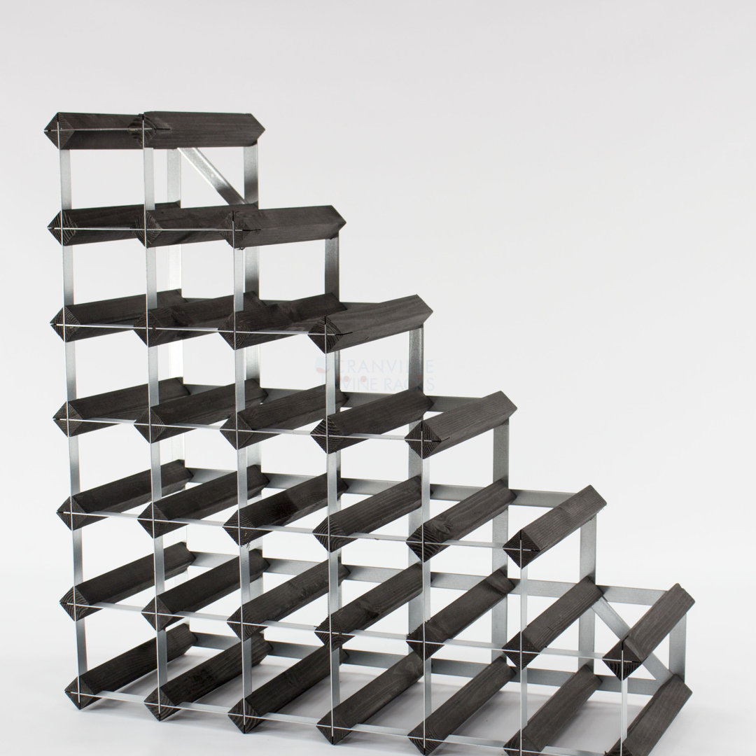 Liddle 27 Bottle Floor Wine Bottle Rack