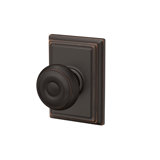 Georgian Knob with Addison Trim Hall and Closet Lock