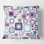 Coussin décoratif rétro Mid-Century-201007057