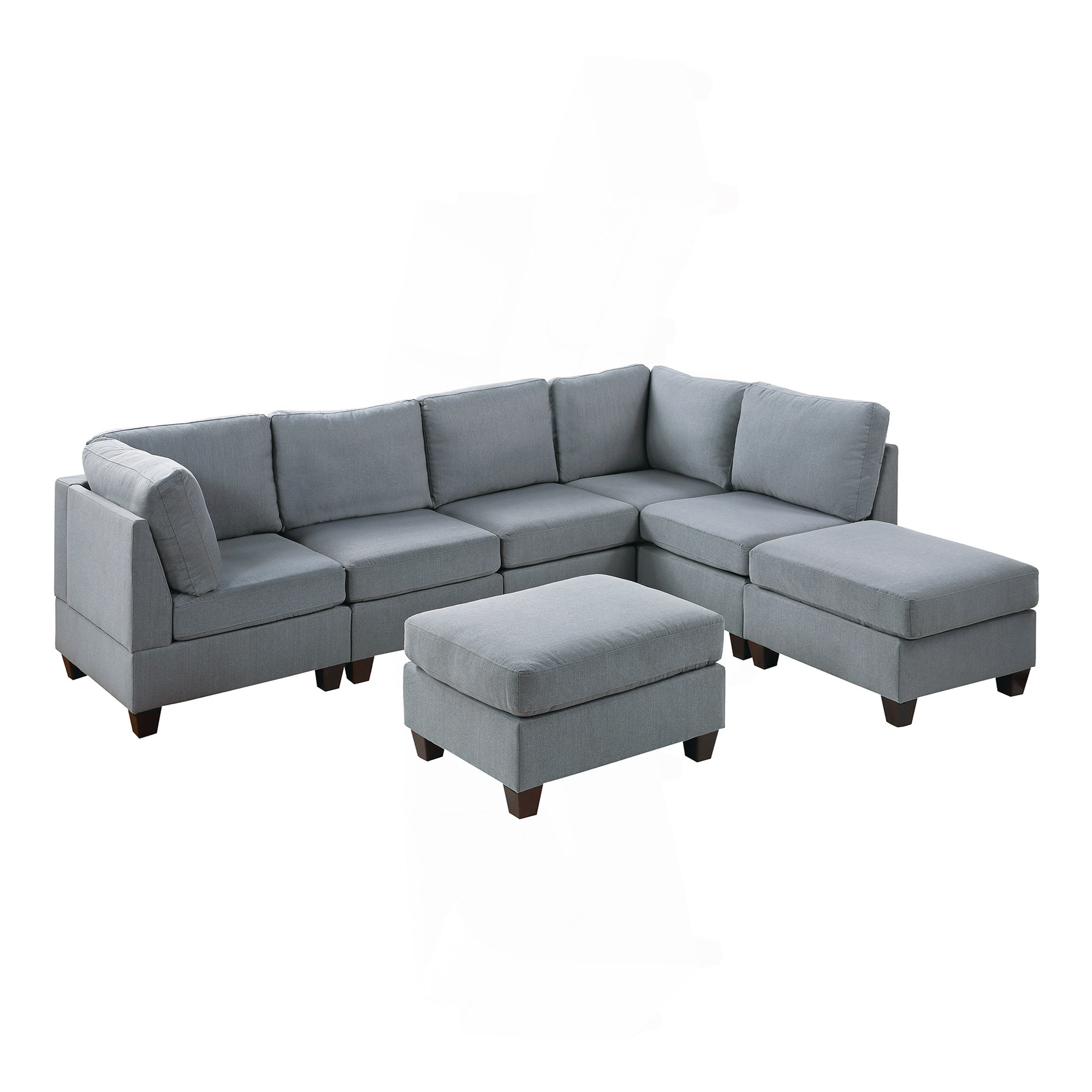 Latitude Run® MODULAR SET - 7PC In Gray | Wayfair