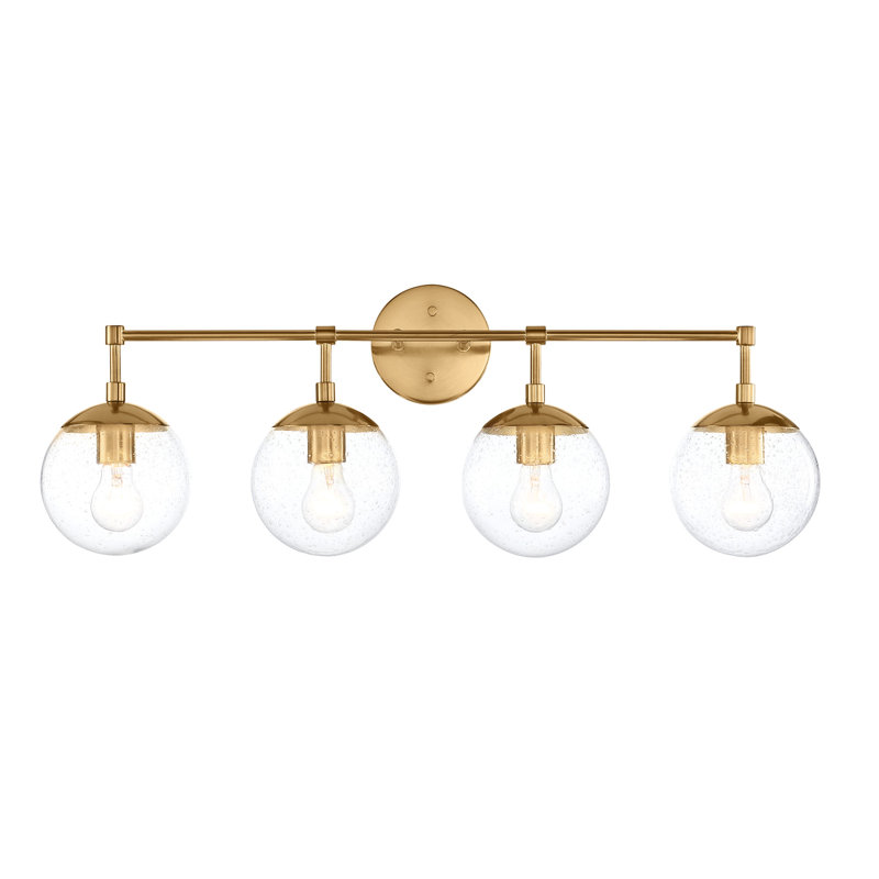 Gracelyn 4 - Light Dimmable Vanity Light, Satin Gold