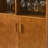 31.5" Liquor Cabinet with Wine Glass Holder & Wine Rack & Adjustable Shelf, Wine Cabinet, Kitchen Coffee Bar Cabinet, Rustic Sideboard Buffet Cabinet with storage for Home Farmhouse Dining Room 