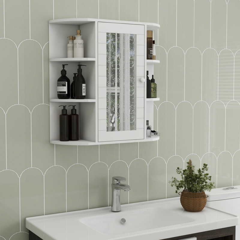 Armoire à pharmacie de salle de bain avec miroir
