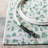 Animal Print Ivory/Green Indoor/Outdoor Area Rug-174964962