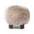 Taupe Mongolian Genuine Fur selected