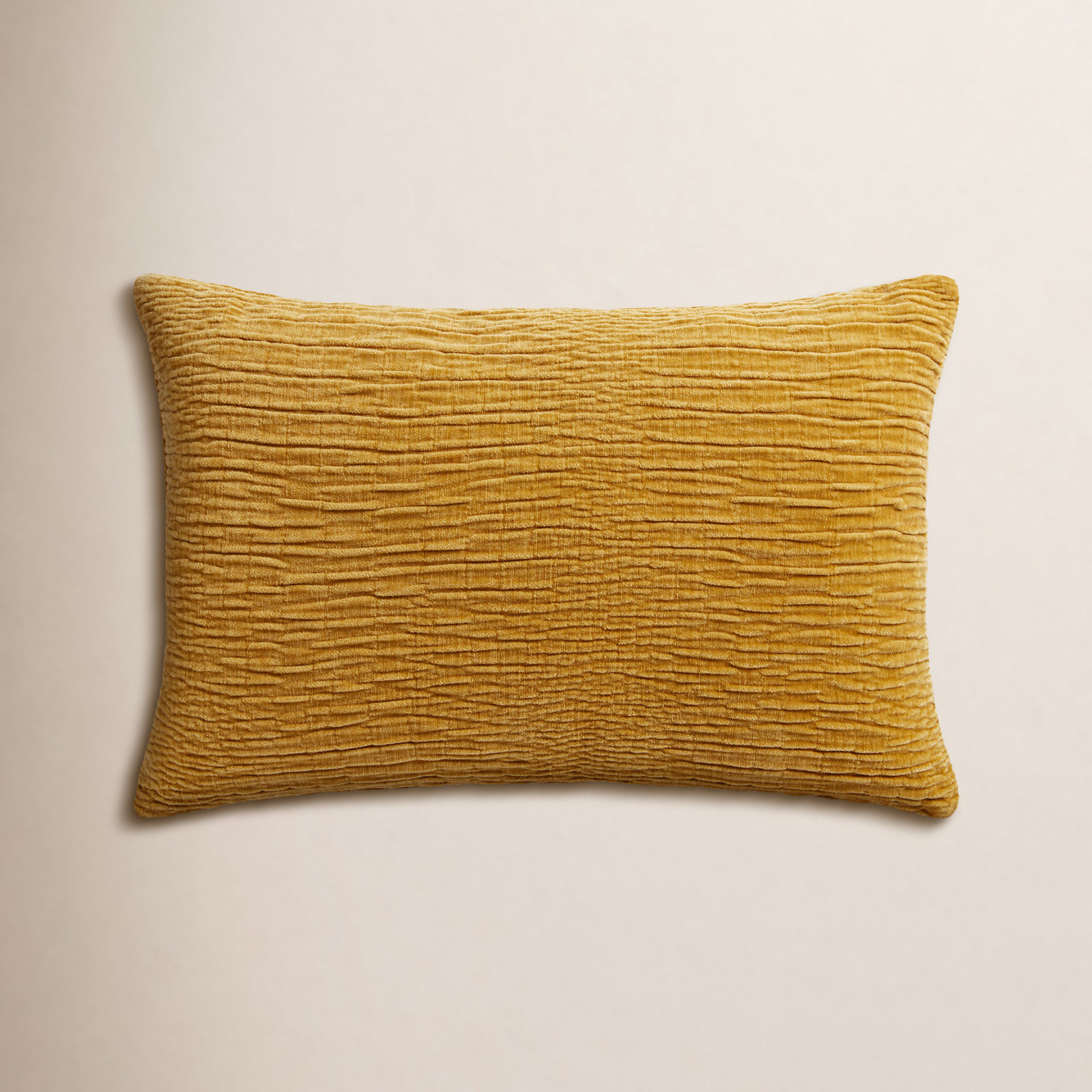 Edan Pillow Cover, Down, 21" x 13", Gold