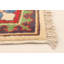 Tapis de couloir ivoire en laine noué à la main de conception unique 3 pi 1 po x 9 pi 5 po Monigue