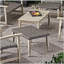 Fauteuil en bois et osier Hampton
